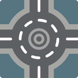 Roundabout icon