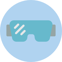 Safety glasses icon