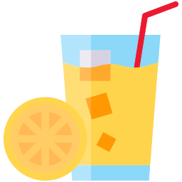 Orange juice icon