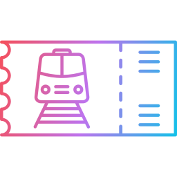 Train ticket icon