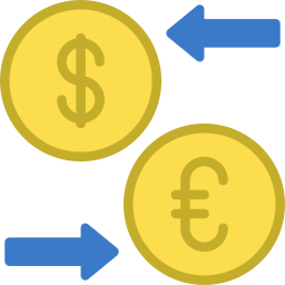 Currency exchange icon