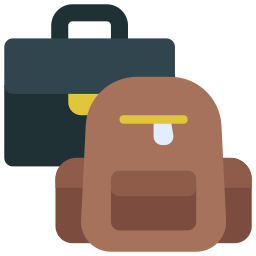 Travel bag icon