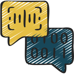 Natural language processing icon