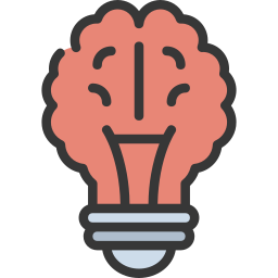 Creative brain icon