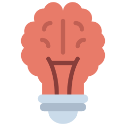 Creative brain icon