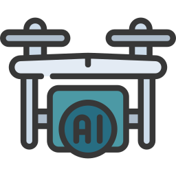 Smart drone icon