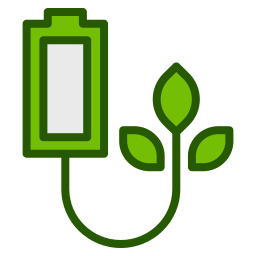 Eco battery icon