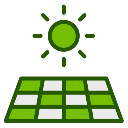 Solar panel icon