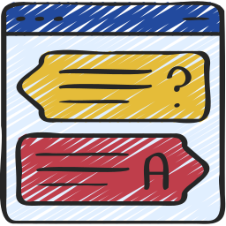 Question and answer icon