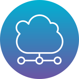 Cloud computing icon