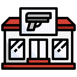 Gun shop icon