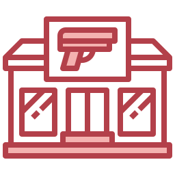 Gun shop icon