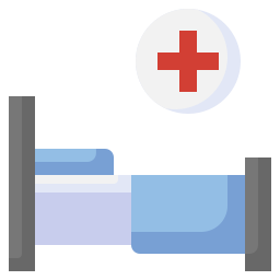 Hospital bed icon