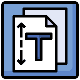 texthöhe icon