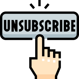 Unsubscribe icon