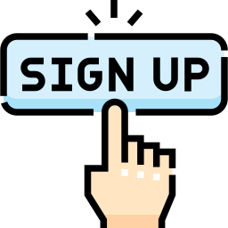 Sign up icon