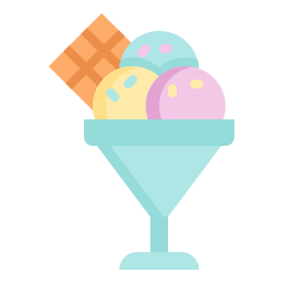 Ice cream cup icon