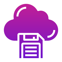 Cloud storage icon