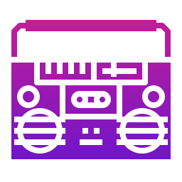 radiocassette Icône