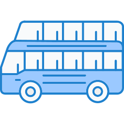 Double decker bus icon