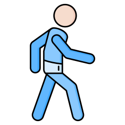 Walking man icon