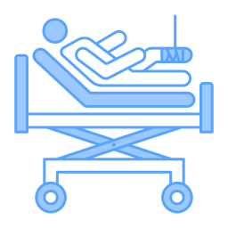 Hospital bed icon