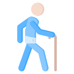 Walking man icon