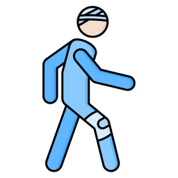 Walking man icon