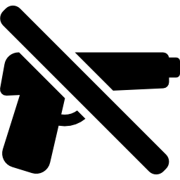 銃禁止の標識 icon