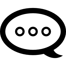 Speech bubble with ellipsis icon