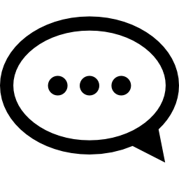 Speech bubble with ellipsis icon