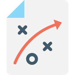 stratégie Icône