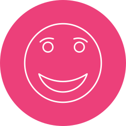 Smiling icon