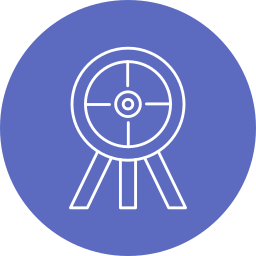 Shooting range icon