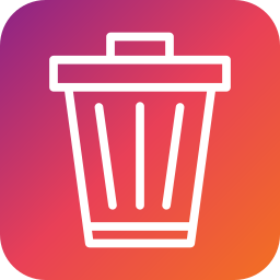 Trash can icon