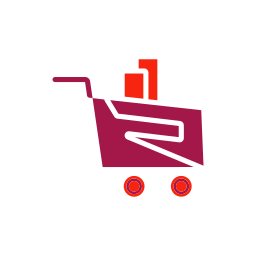 Shopping trolley icon