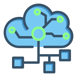 cloud netwerk icoon