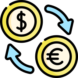 Currency exchange icon