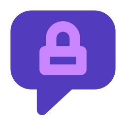 Locked chat icon