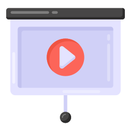apresentação de vídeo Ícone