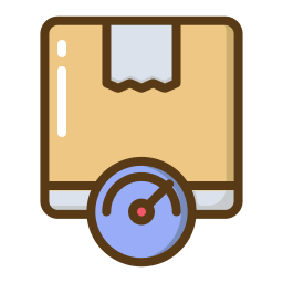 Parcel weight icon