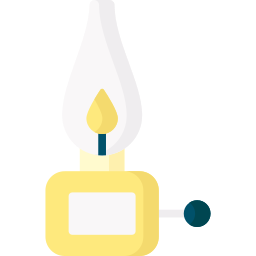 Oil lamp icon