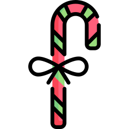 Candy cane icon