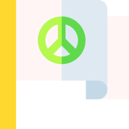 Peace symbol icon