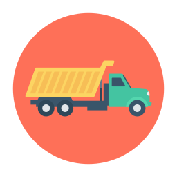 Dump truck icon