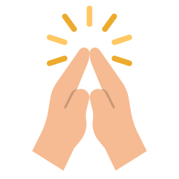 Praying icon