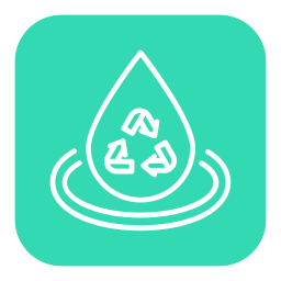 Recycle water icon