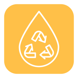 Recycle water icon