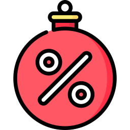 Christmas ball icon