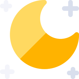 croissant de lune Icône